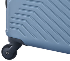3-Piece ABS Lightweight Spinner Luggage Set TSA Lock Blue
