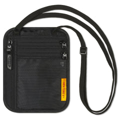 Slim Minimalist Travel Neck Wallet RFID Passport Holder Security