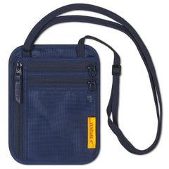 Slim Minimalist Travel Neck Wallet RFID Passport Holder Security
