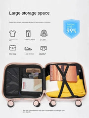 Mini Cute Lightweight Trolley Suitcase for Kids and Women