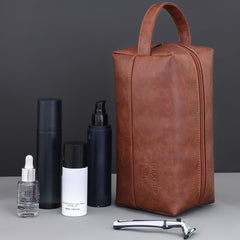 Portable Men's Travel Wash Bag Compact Business Toiletry Organizer