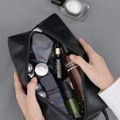 Portable Men's Travel Wash Bag Compact Business Toiletry Organizer