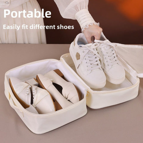 Double Layer Waterproof Shoe Storage Bag Travel Sports Organizer