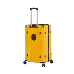 4-Piece PC ABS Lightweight TSA Lock Luggage Set Yellow