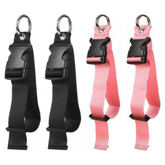 Portable Black Nylon Anti-Theft Luggage Strap Multi-Tool Clip