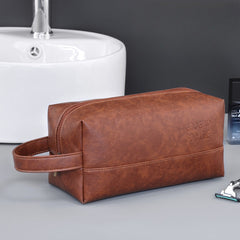 Portable Men's Travel Wash Bag Compact Business Toiletry Organizer