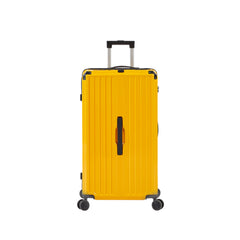 4-Piece PC ABS Lightweight TSA Lock Luggage Set Yellow