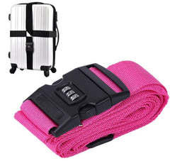 Secure Cross Strap Luggage Belt Adjustable Suitcase Travel Accessory