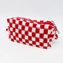 Check Yourself Cosmetic Bag Travel Makeup Organizer Pouch Case