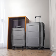 2-Piece Expandable Spinner ABS Lightweight TSA Lock Luggage Set