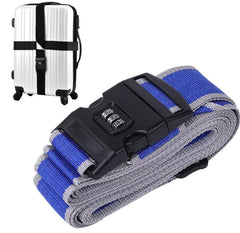 Secure Cross Strap Luggage Belt Adjustable Suitcase Travel Accessory