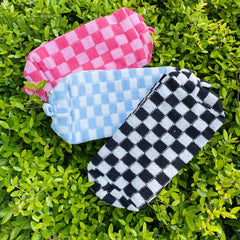 Check Yourself Cosmetic Bag Travel Makeup Organizer Pouch Case