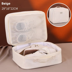 Double Layer Waterproof Shoe Storage Bag Travel Sports Organizer