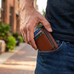 Secure Mini Wallet Slim Travel Card Holder Organizer