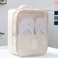 Oxford Cloth Waterproof Shoe Travel Storage Bag Three Layer Organizer