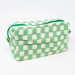Check Yourself Cosmetic Bag Travel Makeup Organizer Pouch Case