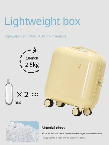 Mini Cute Lightweight Trolley Suitcase for Kids and Women
