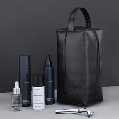 Portable Men's Travel Wash Bag Compact Business Toiletry Organizer