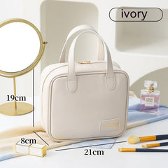 Large Capacity PU Makeup Storage Organizer Cosmetic Travel Pouch Bag