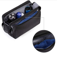 Waterproof Polyester Toiletry Makeup Shaving Organizer Bag with Compartments