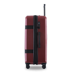 3-Piece Expandable ABS PC Spinner TSA Luggage Set Red