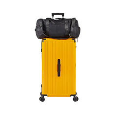4-Piece PC ABS Lightweight TSA Lock Luggage Set Yellow