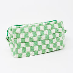 Check Yourself Cosmetic Bag Travel Makeup Organizer Pouch Case