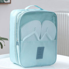 Oxford Cloth Waterproof Shoe Travel Storage Bag Three Layer Organizer