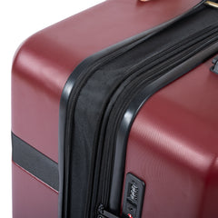 3-Piece Expandable ABS PC Spinner TSA Luggage Set Red