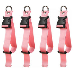Portable Black Nylon Anti-Theft Luggage Strap Multi-Tool Clip