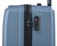 3-Piece ABS Lightweight Spinner Luggage Set TSA Lock Blue