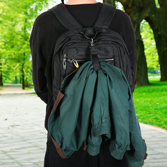 Portable Black Nylon Anti-Theft Luggage Strap Multi-Tool Clip