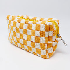 Check Yourself Cosmetic Bag Travel Makeup Organizer Pouch Case