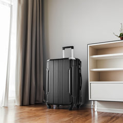 3-Piece Hardshell Spinner Suitcase Set with TSA Lock Black