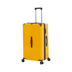 4-Piece PC ABS Lightweight TSA Lock Luggage Set Yellow