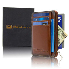 Secure Mini Wallet Slim Travel Card Holder Organizer
