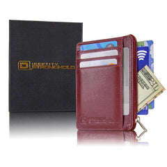 Secure Mini Wallet Slim Travel Card Holder Organizer