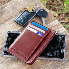 Secure Mini Wallet Slim Travel Card Holder Organizer