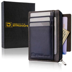 Secure Mini Wallet Slim Travel Card Holder Organizer