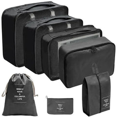 Travel Organizer Packing Cubes Set Clothes Shoes Accessories Storage Bags
