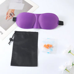 3D Sleep Eye Mask Lightweight Travel Nap Kit with Earplugs