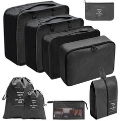 Travel Organizer Packing Cubes Set Clothes Shoes Accessories Storage Bags