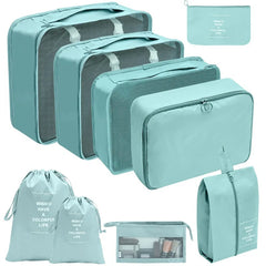 Travel Organizer Packing Cubes Set Clothes Shoes Accessories Storage Bags