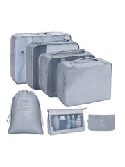 Travel Organizer Packing Cubes Set Clothes Shoes Accessories Storage Bags