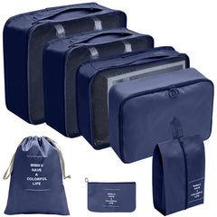 Travel Organizer Packing Cubes Set Clothes Shoes Accessories Storage Bags