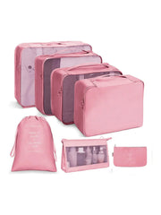 Travel Organizer Packing Cubes Set Clothes Shoes Accessories Storage Bags