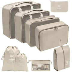 Travel Organizer Packing Cubes Set Clothes Shoes Accessories Storage Bags