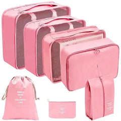 Travel Organizer Packing Cubes Set Clothes Shoes Accessories Storage Bags