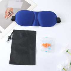 3D Sleep Eye Mask Lightweight Travel Nap Kit with Earplugs