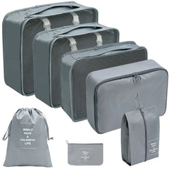 Travel Organizer Packing Cubes Set Clothes Shoes Accessories Storage Bags